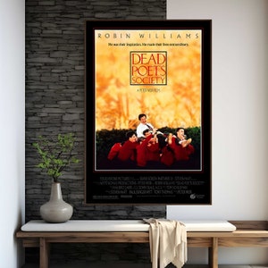 Dead Poets Society Movie Poster | High Quality Print | Movie Art | Wall Decor | Film Fan Collectibles | Gift Poster