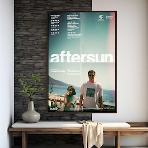Aftersun Movie Poster | High Quality Print | Movie Art | Wall Decor | Film Fan Collectibles | Gift Poster