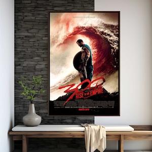 300 Rise of an Empire Movie Poster | High Quality Print | Movie Art | Wall Decor | Film Fan Collectibles | Gift Poster