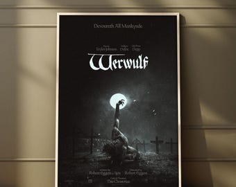 Werwulf Movie Poster | High Quality Print | Movie Art | Wall Decor | Film Fan Collectibles | Gift Poster