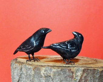 Little Carrion Crow Figurine