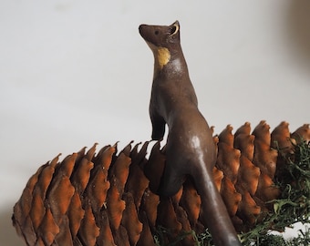 Little Pine Marten Figure
