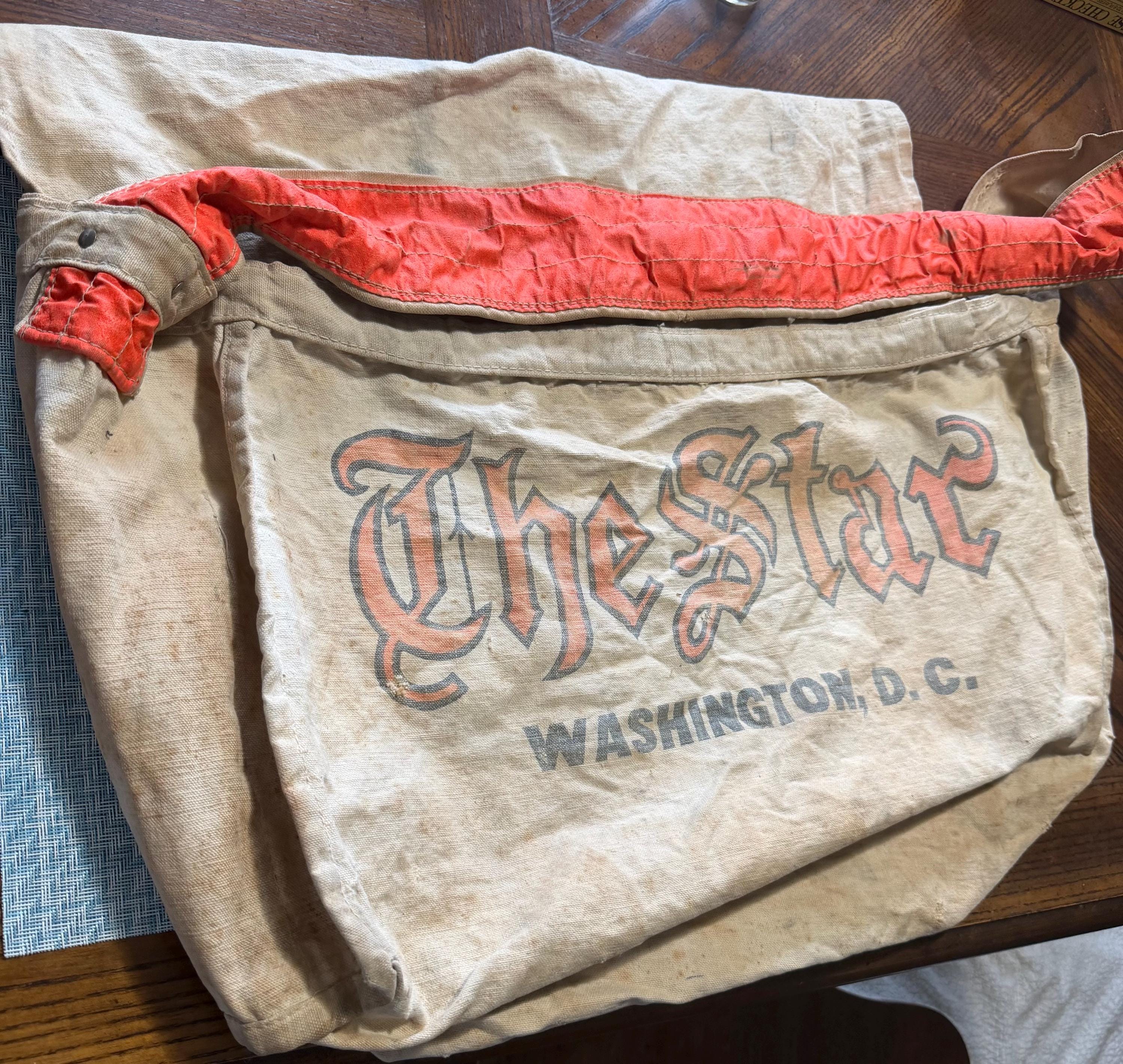 Vintage Canvas Newspaper Delivery Bag - Etsy
