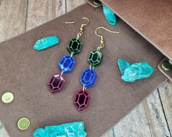 Rupee Dangle Earrings