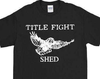 Titel Kampf T-Shirt Schuppen-Shirt Eule Tshirt Butterfly Band Merchandise Retro Unisex Unisex Punk Emo Schugaze T-stück KOSTENFREIE LIEFERUNG