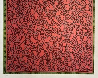 Keith Haring - Signed and Numbered Lithograph (Edition of 150) - Original Art