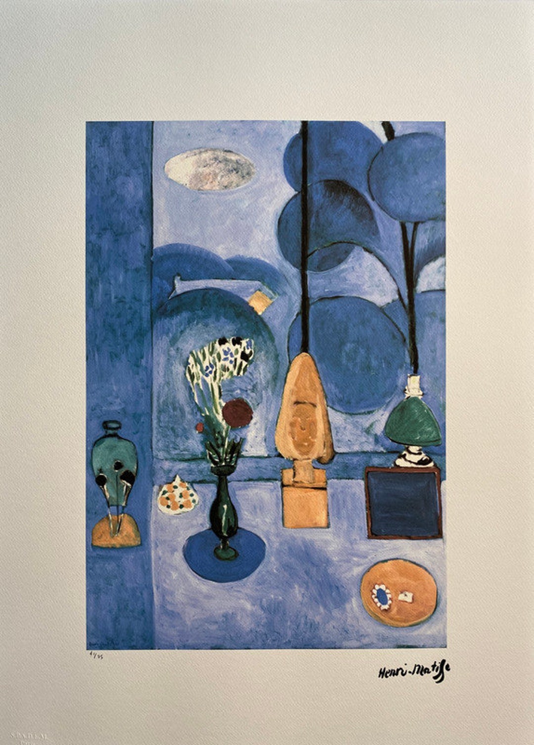 Henri Matisse Signed and Numbered Lithograph edition of 75 Original - Etsy