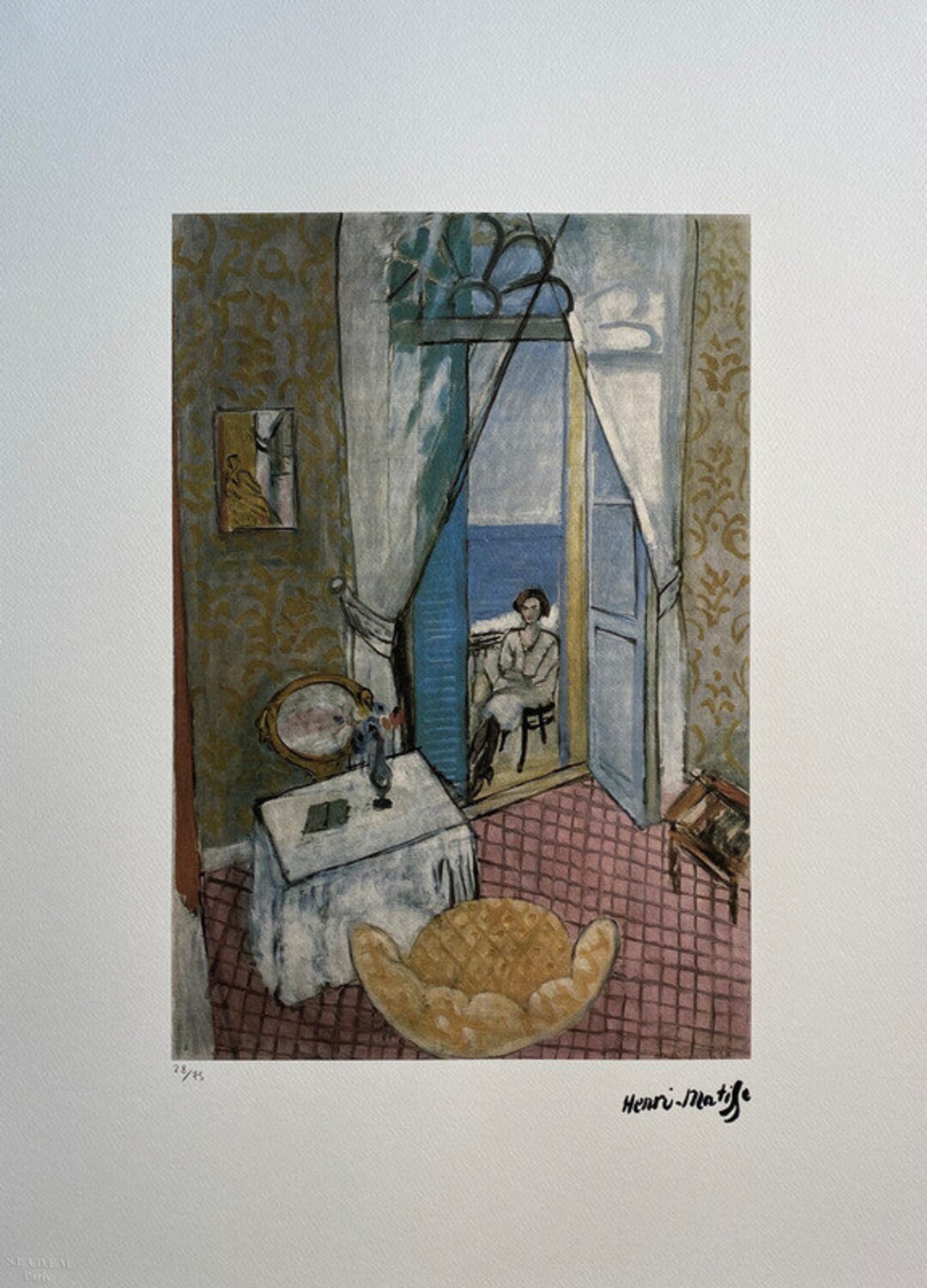 Henri Matisse Signed and Numbered Lithograph edition of 75 Original - Etsy