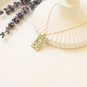 Collier signe astrologique | Collier d'astrologie | Collier carte signe du zodiaque | Collier personnalisé en argent sterling 925 avec cartes de signe astrologique pour elle