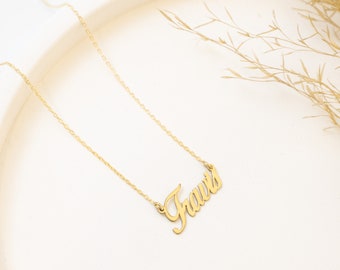Custom Handwriting Name Necklace | Sterling Silver Personalized Gift