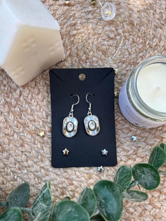 Cowboy Hat Earrings | Silver 925 | Gift For a Friend | Costal Cowgirl | Country Music | Handmade Earrings | Stocking Filler  | Cowgirl hat