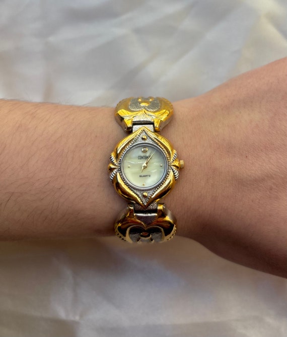 Vintage Mother of Pearl Heart Women’s Watch - image 2