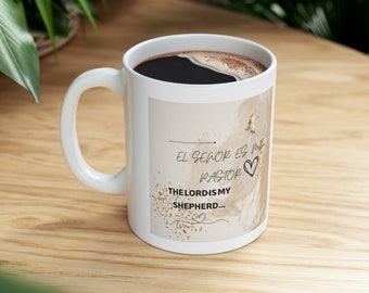 The lord is my shepherd. Mug