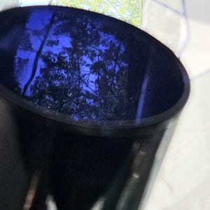 Vintage black amethyst glassware-Set of 6
