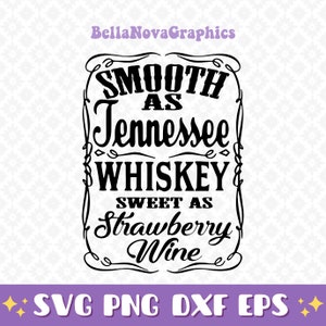 Glad als Tennessee Whiskey svg, png, dxf, eps, instant download, alcohol svg, whisky svg, zuidelijke svg, Tennessee whisky, Tennessee svg