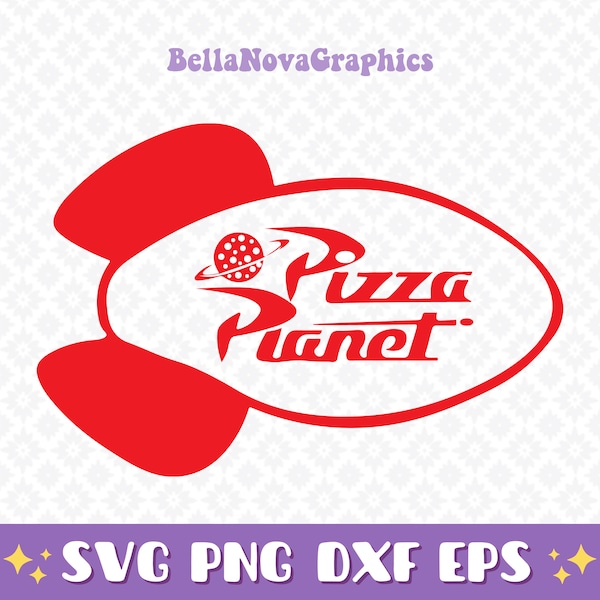 Planet Pizza svg, png, jpg, eps, Instant Download, Pizza svg, Planet svg, Pizza Planet svg