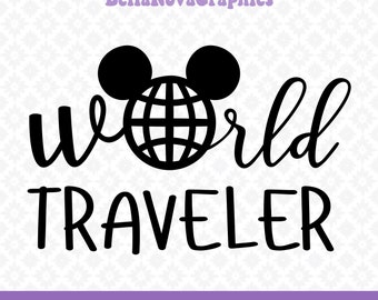 World traveler svg, png, dxf, eps, Digital Download, Vacation svg, Travel svg, Vacation Trip, Family Vacation