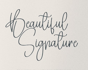 Signature Calligraphy Font , Wedding Font, Cursive font, Calligraphy Letters, Cursive Script Font, Cricut font, Silhouette, Handwritten