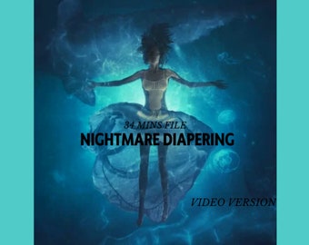 Nightmare Diapering Hypnosis - Night, Adult Diapers, Bedwetting, Incontinence, Agere, Omorashi, Age Regression, ABDL Hypnosis MP4 Video File