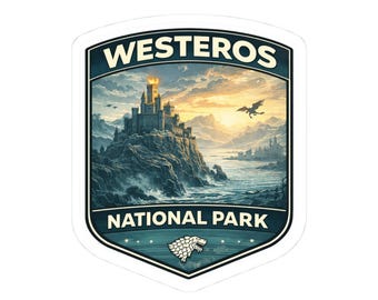 Westeros National Park Sticker | Kiss-Cut Vinyl Sticker