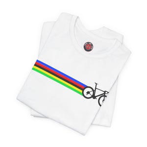 Cycling World Champion Tee: Vintage Bike Lifestyle Shirt image 3