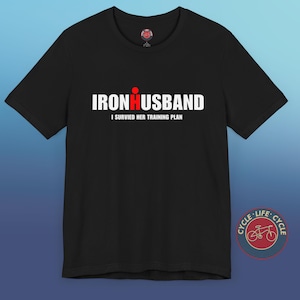 Triathlete Husband Shirt | Men&#39;s Triathlon Tee Shirt | Funny Triathlon T-Shirt | Swim Bike Run t-shirt | Gift for Triathlete | Tri Apparel