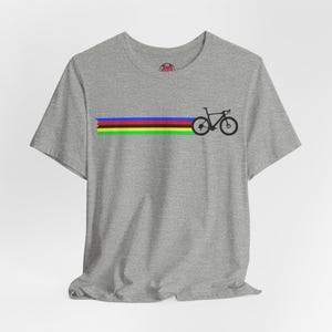 Cycling World Champion Tee: Vintage Bike Lifestyle Shirt image 5