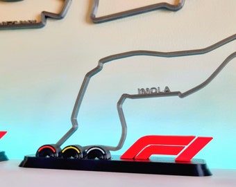 F1 Race Track Art - Seizoenscadeau 2023-2024 F1 circuitcollectie - Formule 1