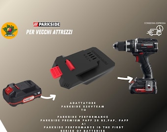 adattatore batteria Parkside 20x team a Parkside performance 20v  prima serie