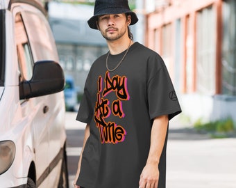 1 Day at a Time Urban Graffiti Black Orange Pink With Black AA