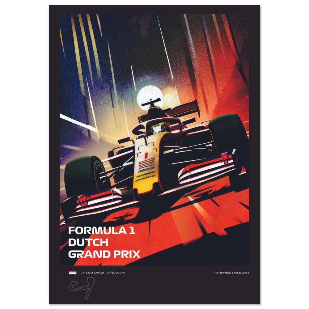 Discover F1 Dutch / Zandvoort GP Premium Matte Paper Poster