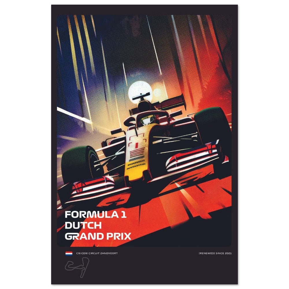 Discover F1 Dutch / Zandvoort GP Premium Matte Paper Poster