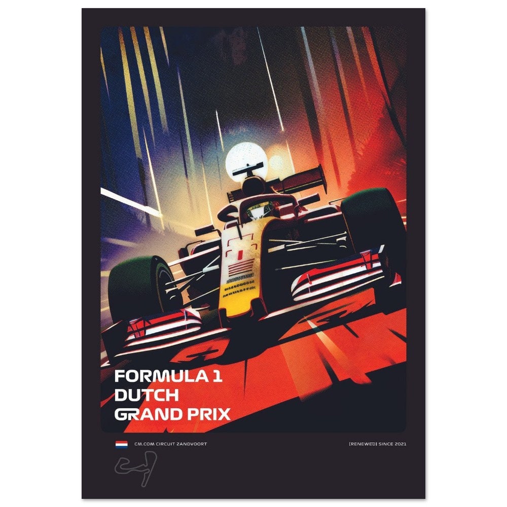 Discover F1 Dutch / Zandvoort GP Premium Matte Paper Poster