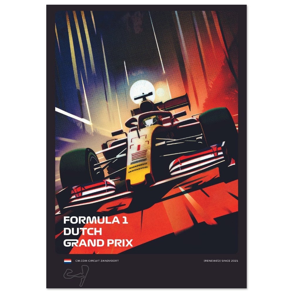 Discover F1 Dutch / Zandvoort GP Premium Matte Paper Poster