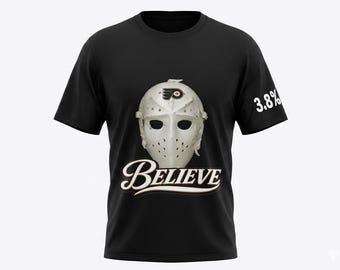 Philadelphia Flyers " Believe 3.8% " Black T-shirt small-3XL