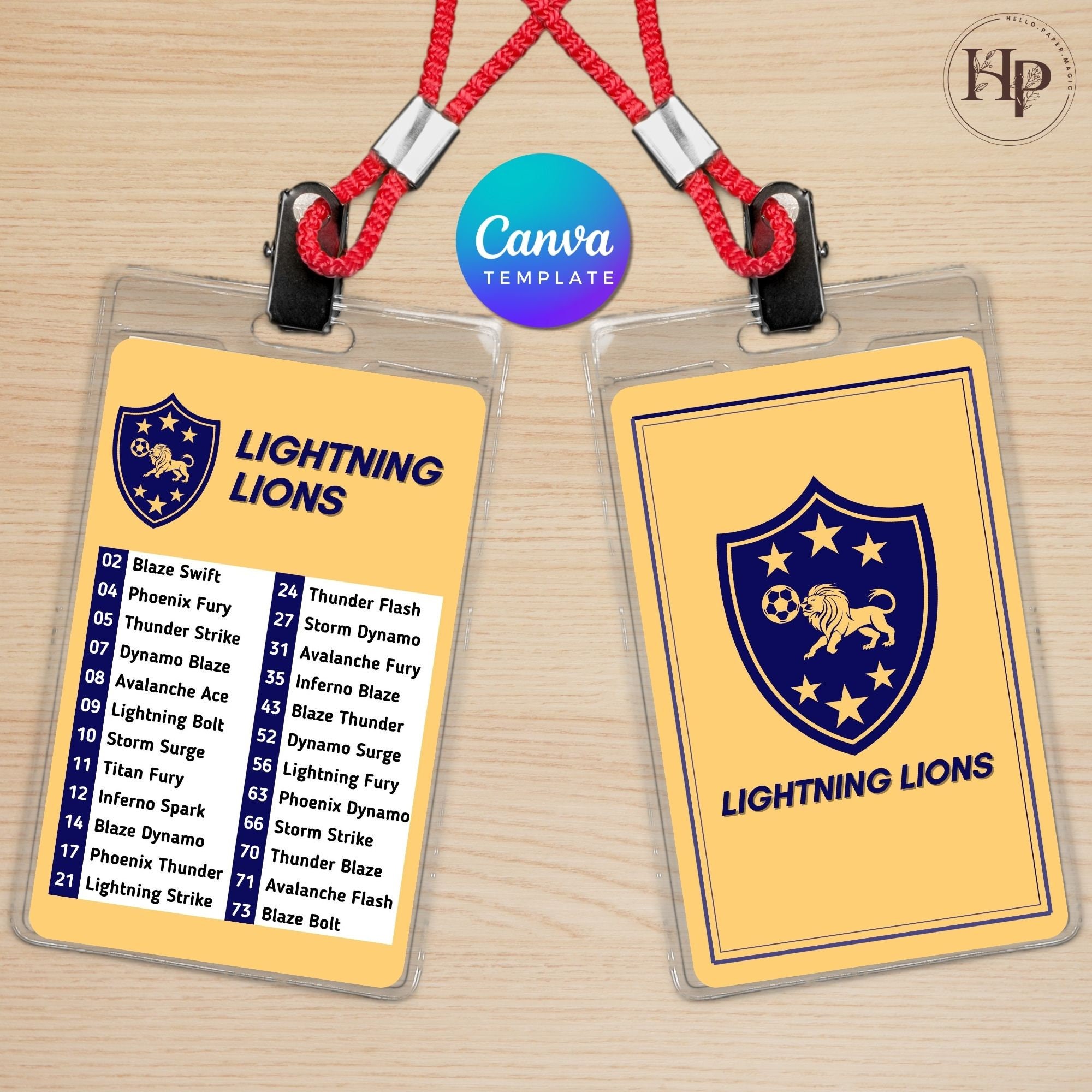 Team Roster Card Template, Editable Team Roster Card, Team Roster Card ...