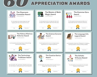 Funny Teacher Appreciation Award Certificate,Printable PDF, Editable Canva Template,Recognition and Funny Gift for Teacher Appreciation
