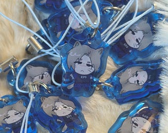 READY 2 SHIP! 1" resident evil 2 leon inspired phone charms