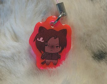 READY 2 SHIP! 1" resident evil vendetta kitty leon inspired phone charms