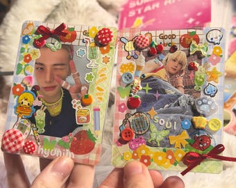 custom decorated photocards!