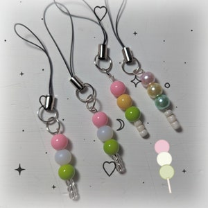 dango phone charms! cute dessert handmade charms