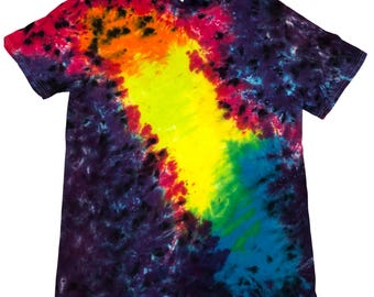 Tie Dye Shirt - Galaxy - Standard and Plus Sizes - Short or Long Sleeve - Cosmos - Stars - Festival Shirt - Trippy - Psychedelic - Rave