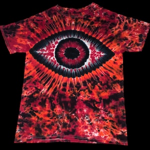 Tie Dye Shirt - Eye - Standard and Plus Sizes - Short or Long Sleeve - Psychedelic - Festival Shirt - Hippie - Boho - Trippy - Rave