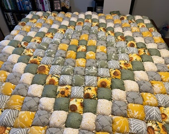 Personalisierter Puff Quilt