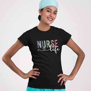 Cotton Tee Love Nurse Shirt, Nurse T-Shirt, Nurse Tees, Cute Nurse Shirts, Nurse Appreciation Gift, Nurse Gift Idea, Nurses Week Gift
