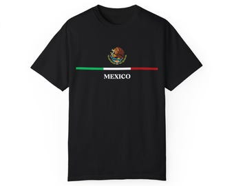 T-shirt Mexican Tshirt Mexican Color Tshirt Mexican Flag Playera Mexicana Mexico