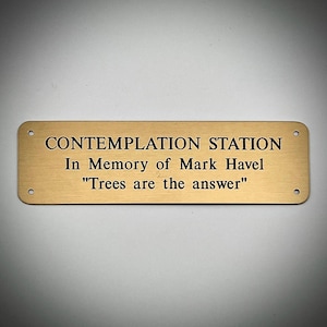 Créez votre propre plaque en laiton - Plaque en laiton gravée avec texte noir Plaque en laiton de taille personnalisée Enseigne en laiton personnalisée avec vis ou dos adhésif