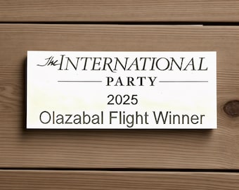 Engraved Silver Plate With Black Text & Logo, Outdoor Rated Metallic Composite Plaque, Silver Suite Sign, Room Label, Engraved Silver Plaque