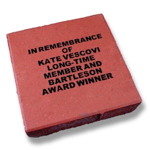 Pavimento conmemorativo de ladrillo rojo grabado personalizado, ladrillos de varios tamaños, ladrillo grabado, pavimento personalizado, ladrillo cuadrado y rectangular personalizado