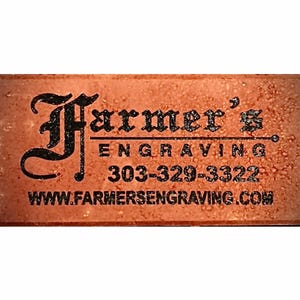 Ladrillo grabado con texto y logotipo personalizados - Ladrillo grabado personalizable (4x8 u 8x8) Imágenes personalizadas, texto y logotipos - Pavimento grabado